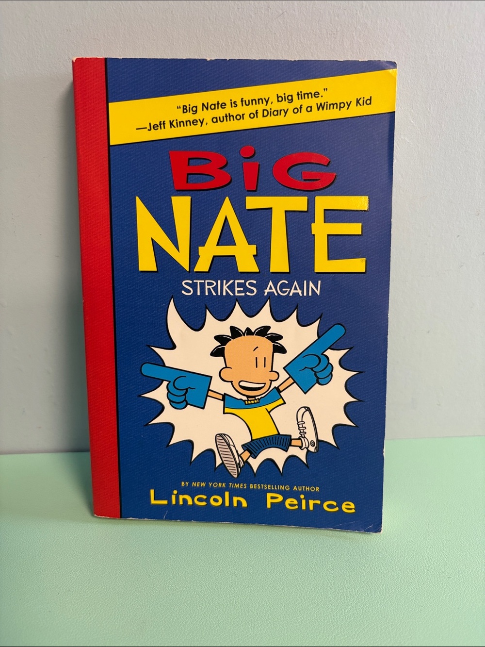 Big Nate Strikes Again Book, Lincoln Peirce, Kids Book, Reading Age 8+